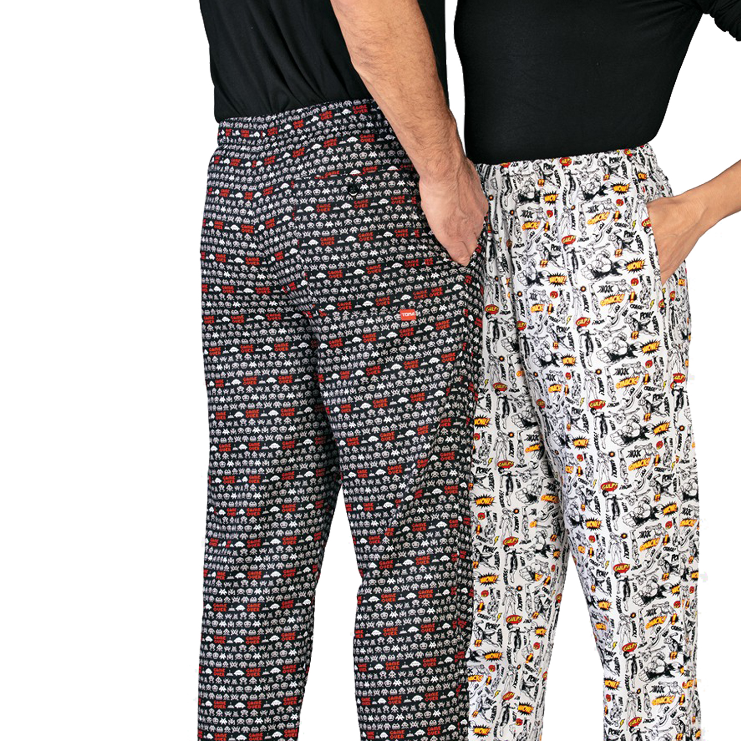 Pánské lékařské kalhoty se vzorem superhrdinů