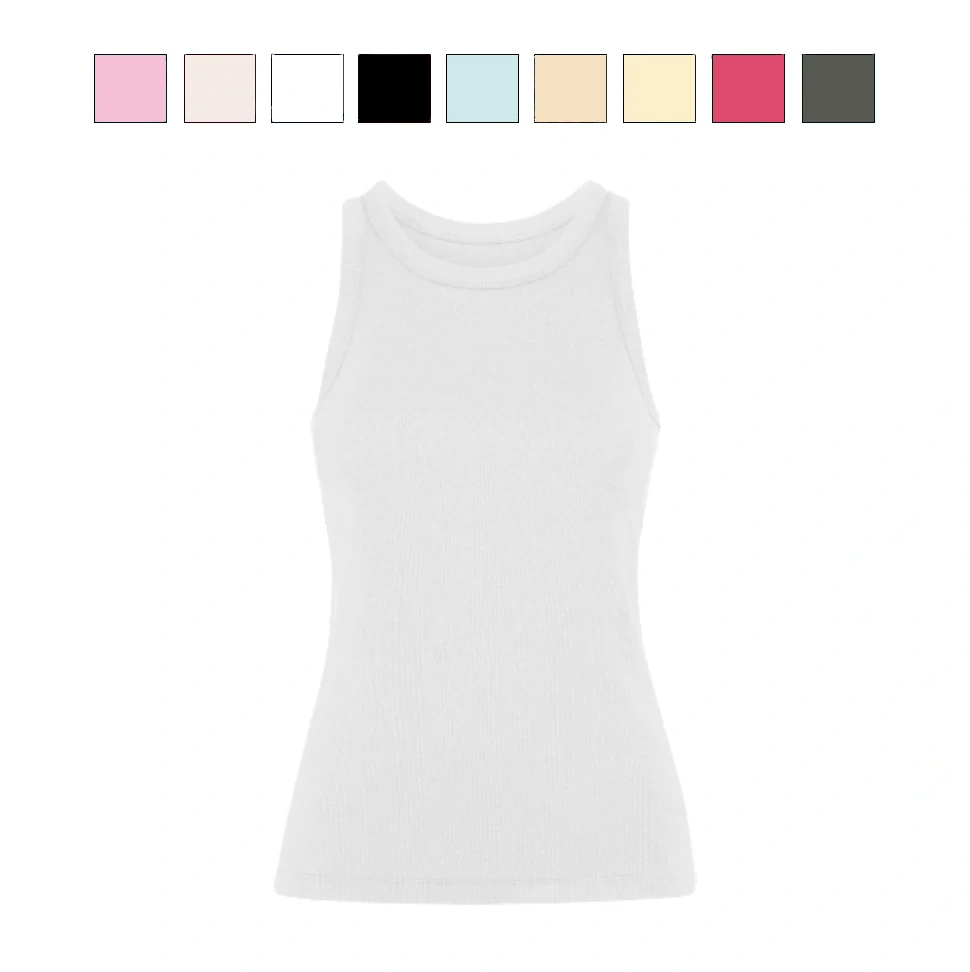 Dámské tričko z žebrovaného úpletu