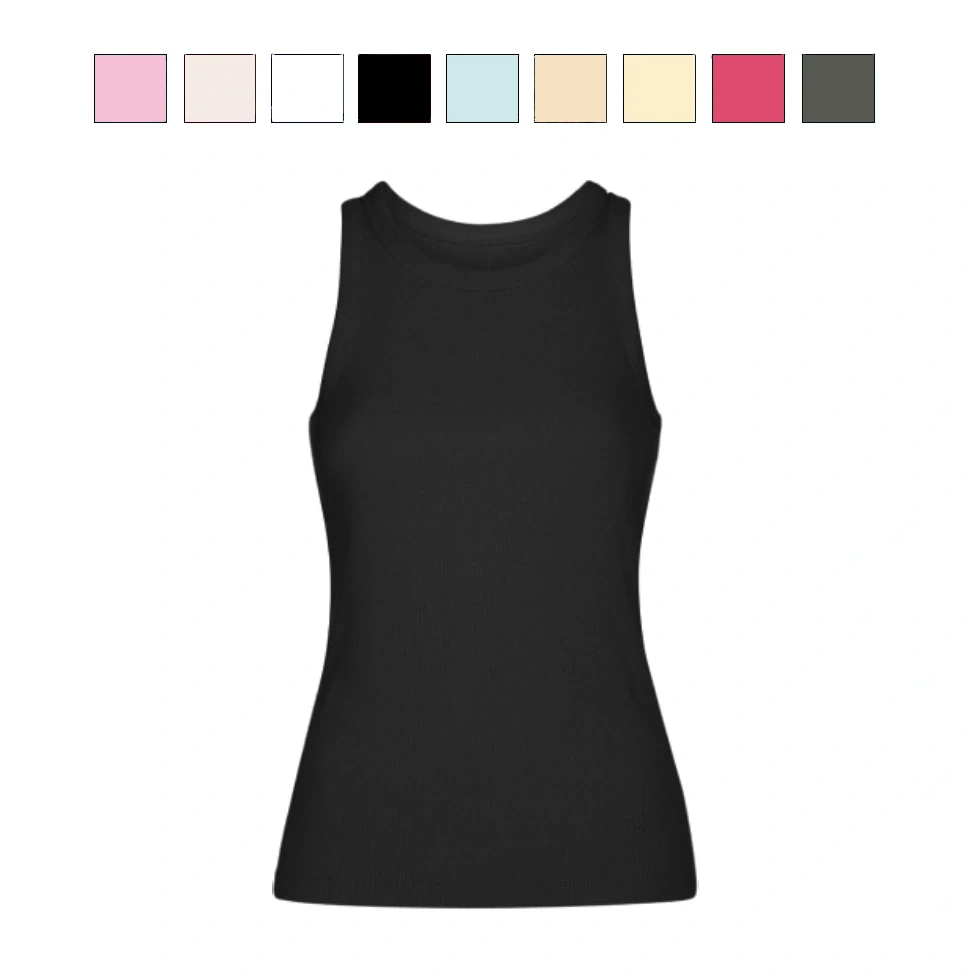 Dámské tričko z žebrovaného úpletu